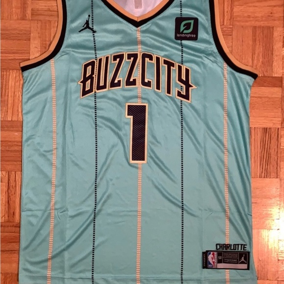 Charlotte Hornets Ball #1 Jersey - Picture 2 of 2